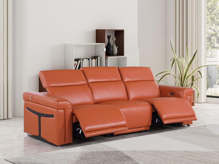 1126 - 3-Piece Modular Power Reclining Sofa In With 2 Power Recliners &amp; Power Headrests