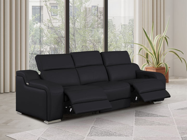 1116 - 3-Piece Modular Power Reclining Sofa In With 2 Power Recliners &amp; Power Headrests