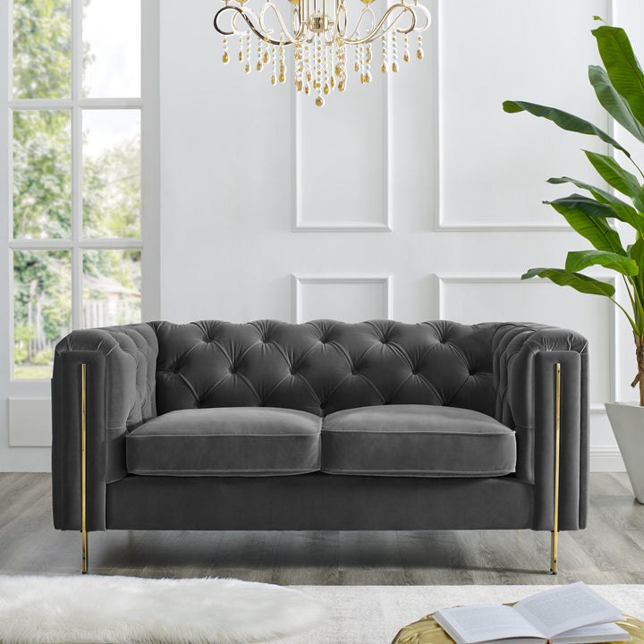 Charlene - Velvet Loveseat