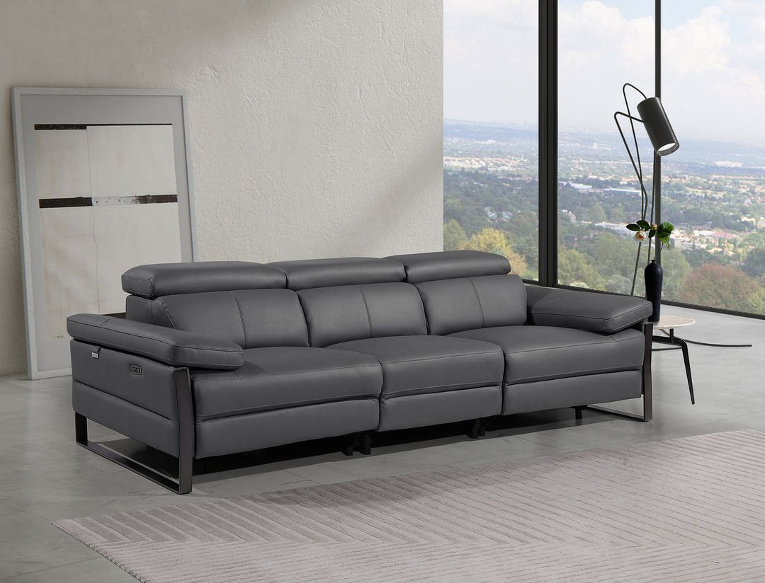 1246 - Modular Power Triple Reclining Sofa With Power Reclining Headrests