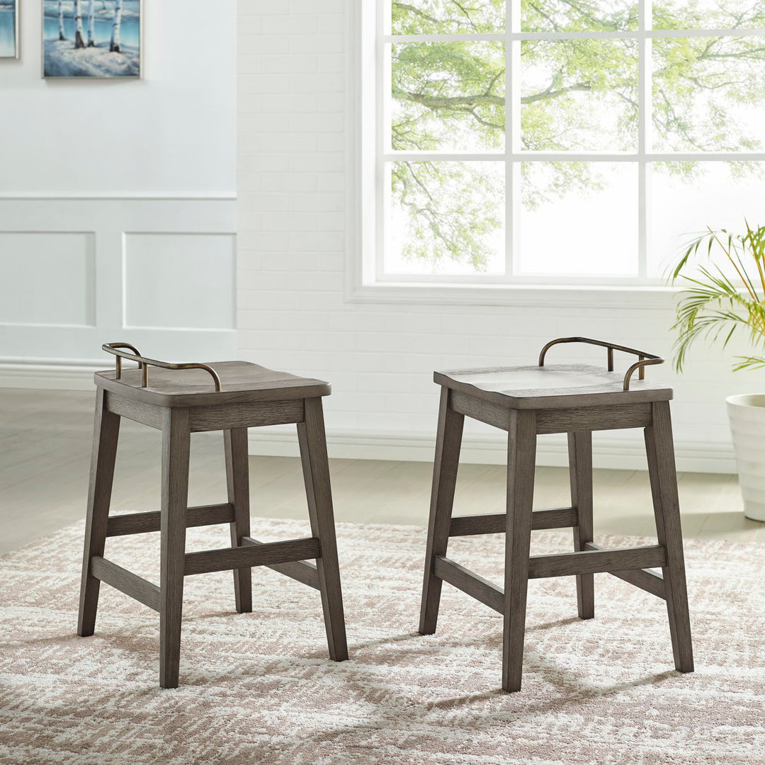 Ryan - Counter Stool - Light Brown