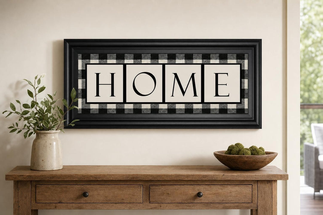 18x42 Buffalo Plaid Home By Lori Deiter - Beige