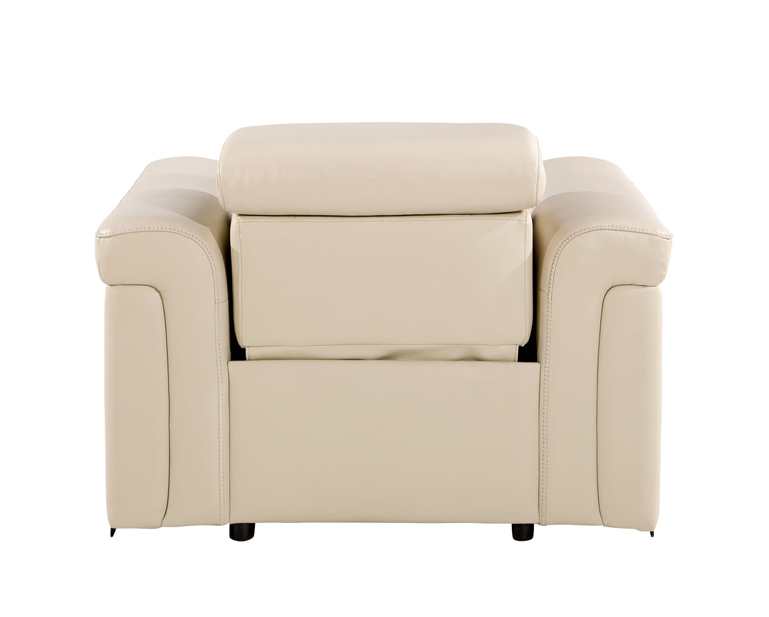 1126 - Top Grain Power Reclining Italian Leather Chair