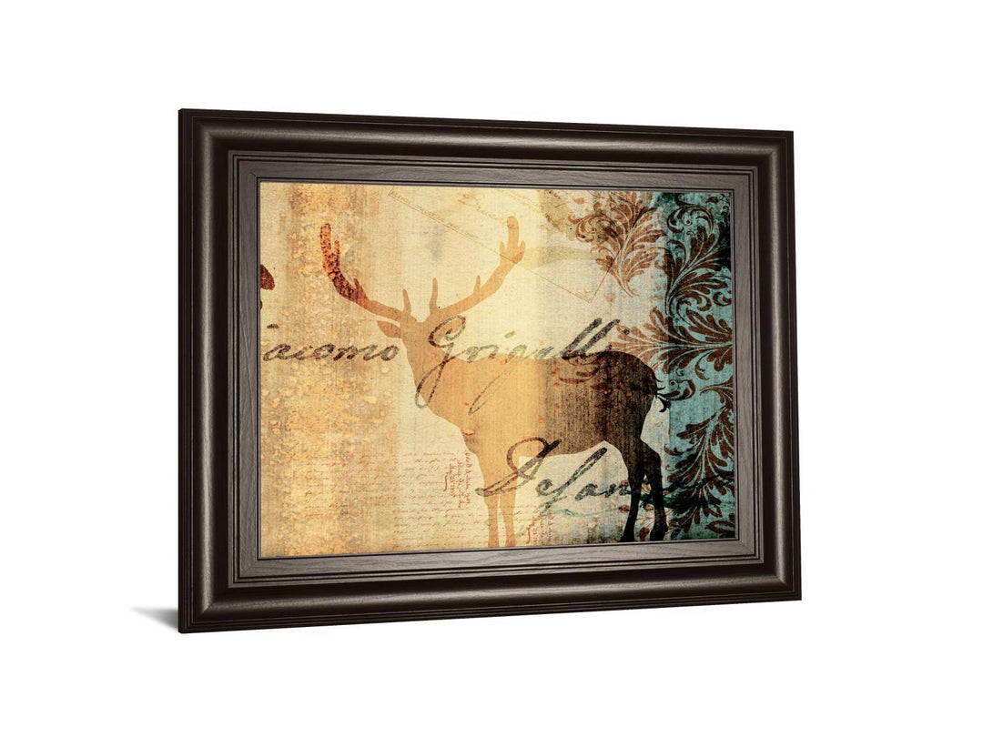 Letter II By F. Leal - Framed Print Wall Art - Beige