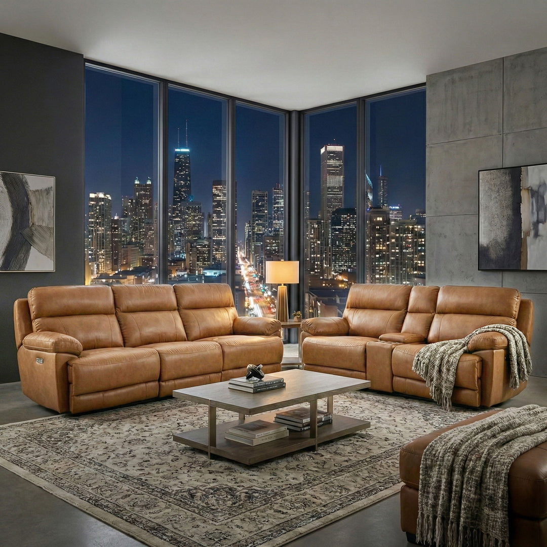 Gatlin - Dual-Power Reclining Sofa &amp; Loveseat