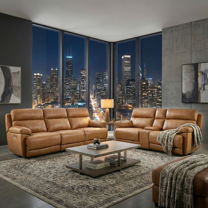 Gatlin - Dual-Power Reclining Sofa &amp; Loveseat