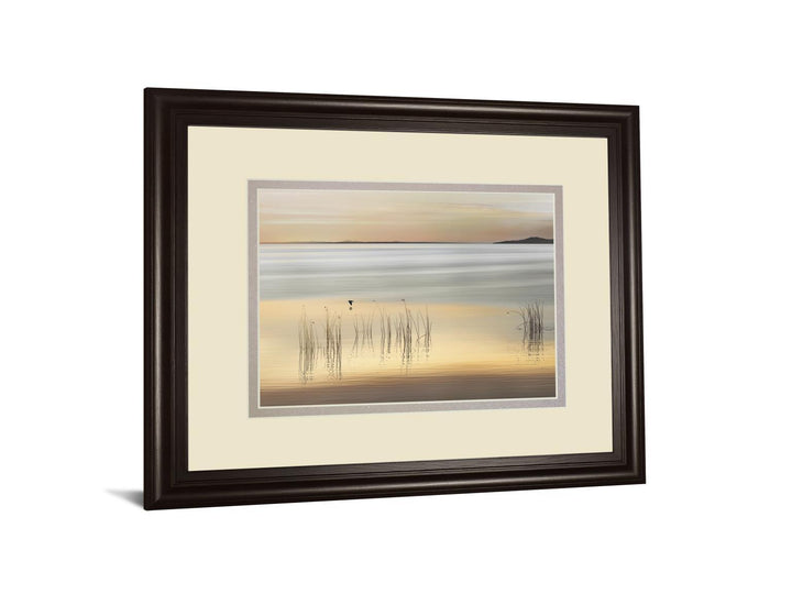 Golden By Marvin Pelkey - Framed Print Wall Art - Yellow - Gold