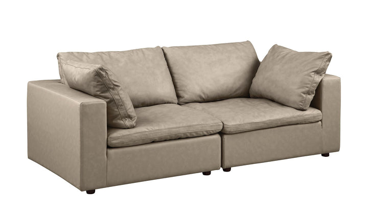 1100 - Modular Loveseat (Top-Grain Italian Leather)