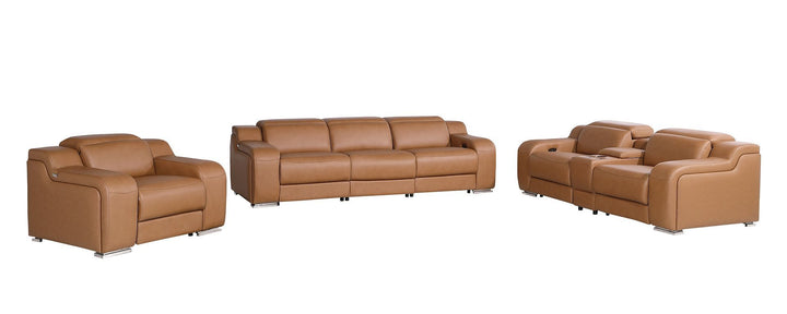1116 - 7-Piece Modular Power Reclining Sofa, Loveseat &amp; Chair Set In With 6 Power Recliners &amp; Power Headrests