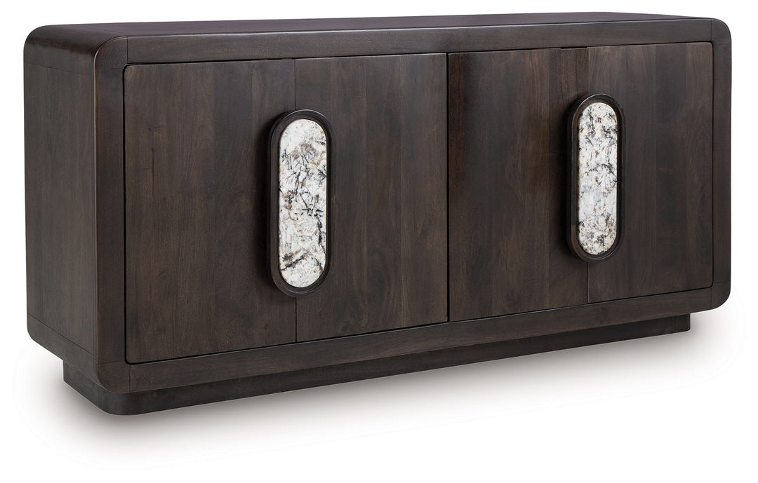 Elliston - Espresso Brown - Accent Cabinet
