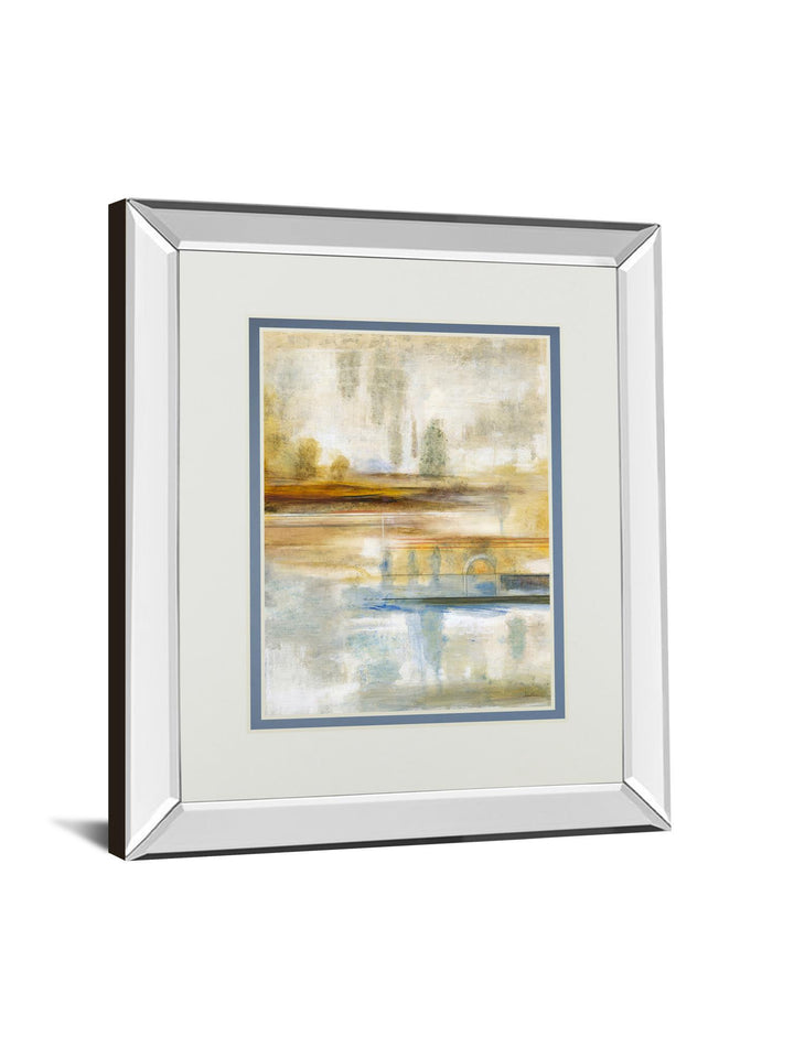 Earthscape Il By Augustine - Mirror Framed Print Wall Art - Bronze