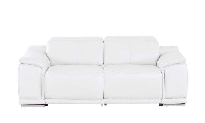 2679 - Genuine Leather Loveseat With Dual Power Recliners