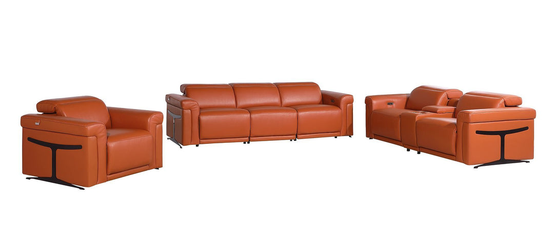 1126 - 7-Piece Modular Power Reclining Sofa, Loveseat &amp; Chair Set In With 5 Power Recliners &amp; Power Headrests