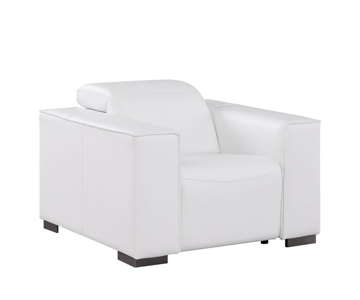 1208 - Leather Power Reclining Chair With Power Headrest