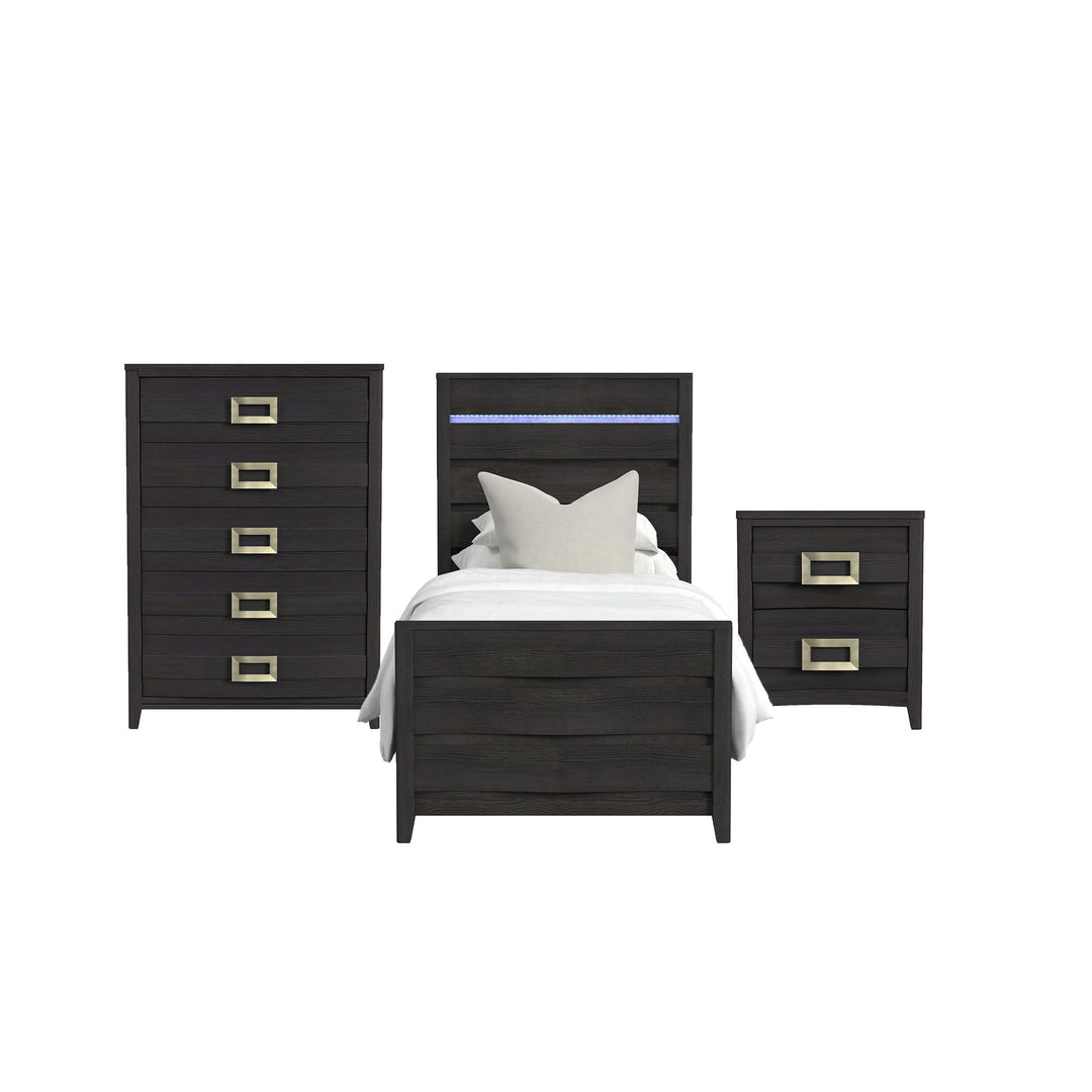 Tobias - Bedroom Set With LED