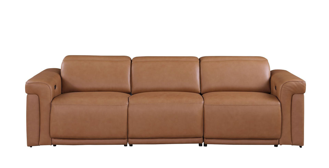 1126 - 3-Piece Modular Power Reclining Sofa In With 3 Power Recliners &amp; Power Headrests