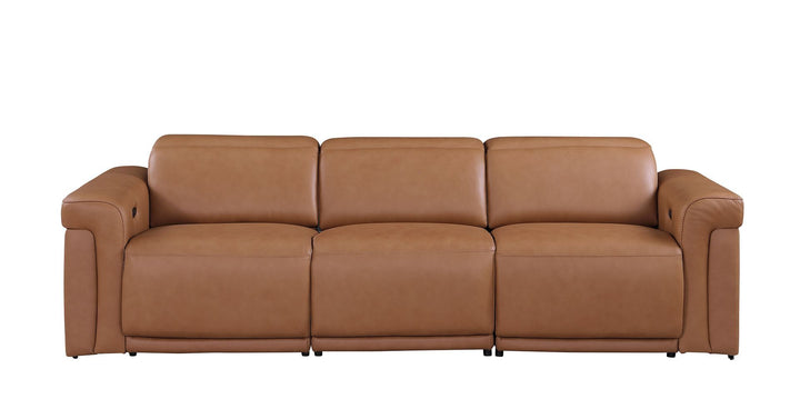 1126 - 3-Piece Modular Power Reclining Sofa In With 3 Power Recliners &amp; Power Headrests