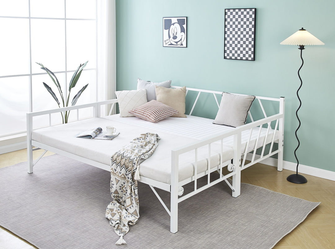 Pop Up - Twin / Twin Bed - White