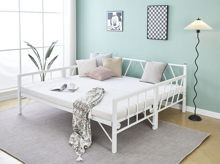 Pop Up - Twin / Twin Bed - White