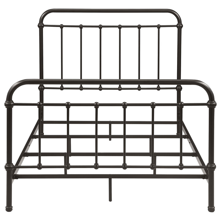 Livingston Metal Full Open Frame Bed Dark Bronze