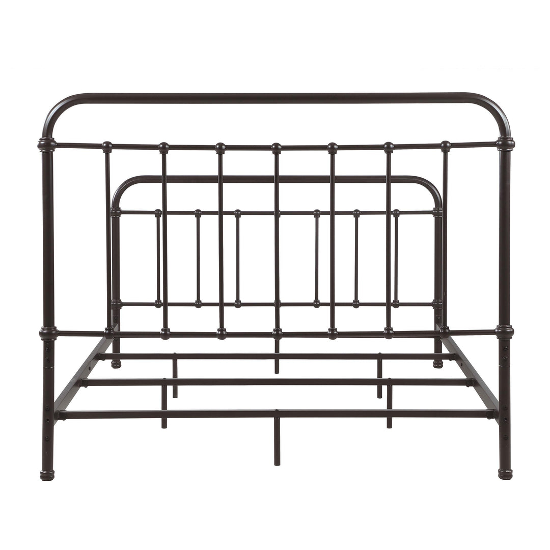 Livingston Metal Queen Open Frame Bed Dark Bronze