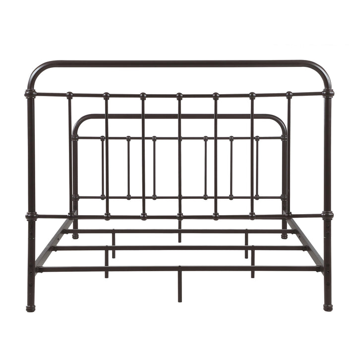 Livingston Metal Queen Open Frame Bed Dark Bronze