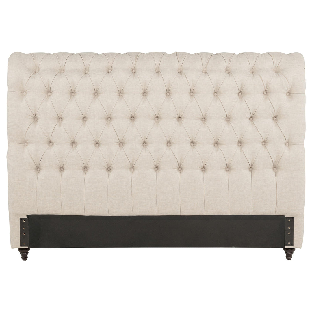 Devon 57-inch Upholstered Eastern King Headboard Beige