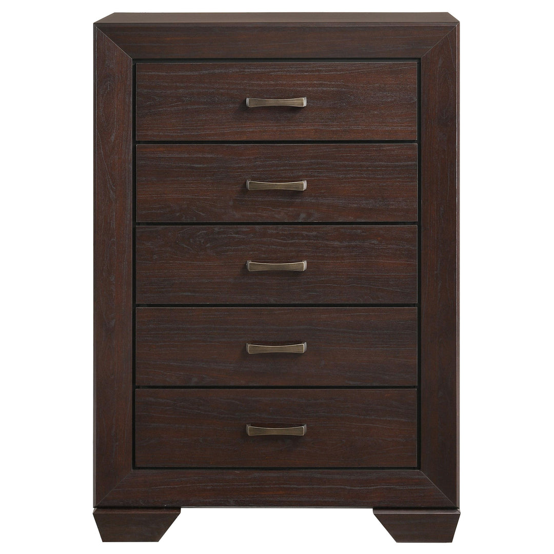 Dorian 5-piece Twin Bedroom Set Dark Cocoa