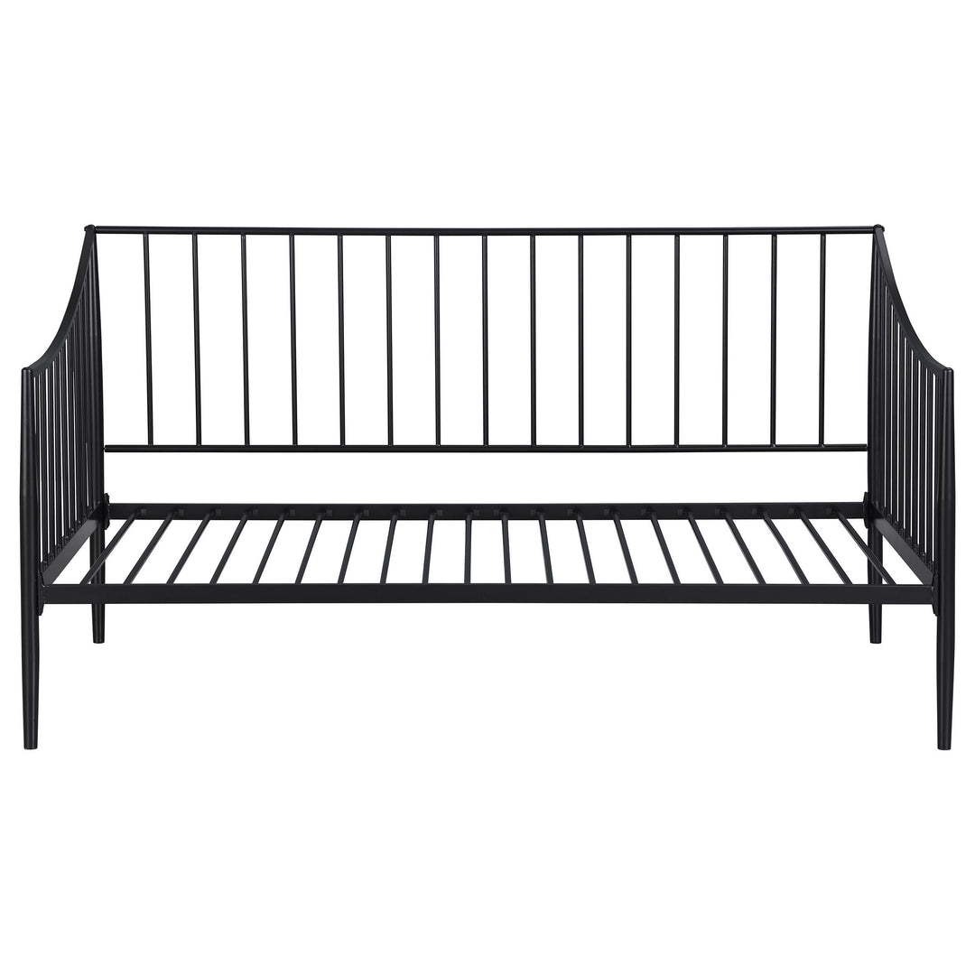 Newbury Metal Twin Daybed Bed Frame Matte Black