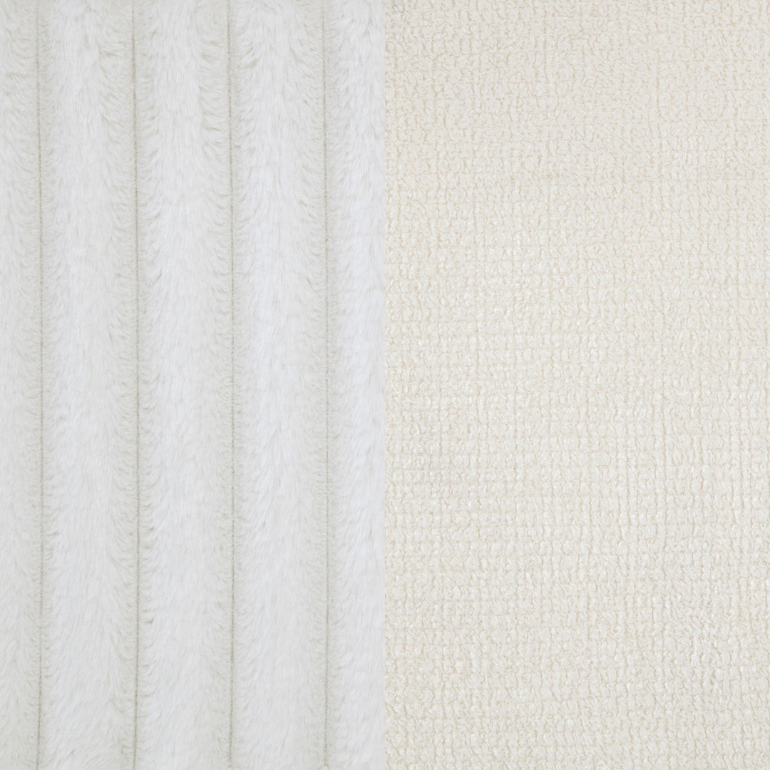 Natasha 65-inch Upholstered Eastern King Wingback Bed Cream
