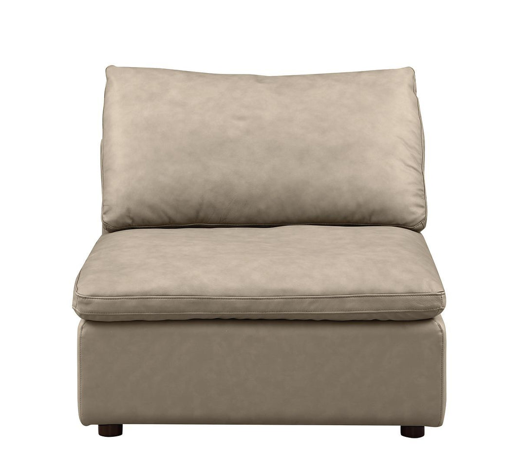 1100 - Armless Chair (Top-Grain Italian Leather)