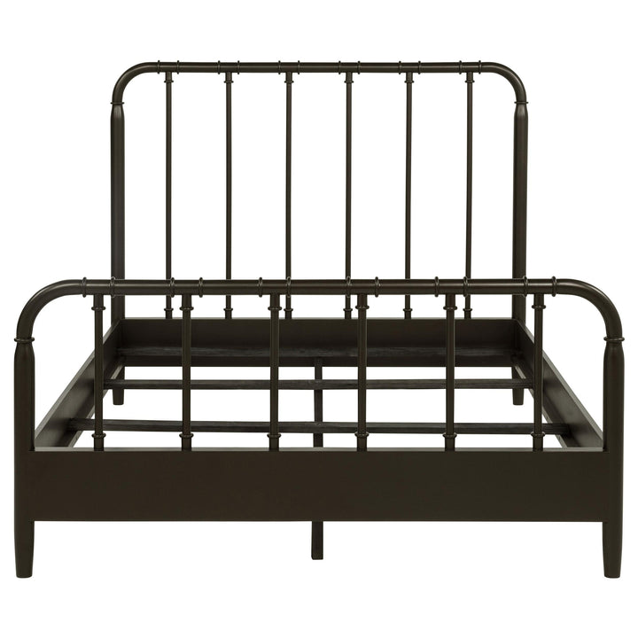 Rocco All Wood Water Pipe Open Frame Full Bed Dark Bronze