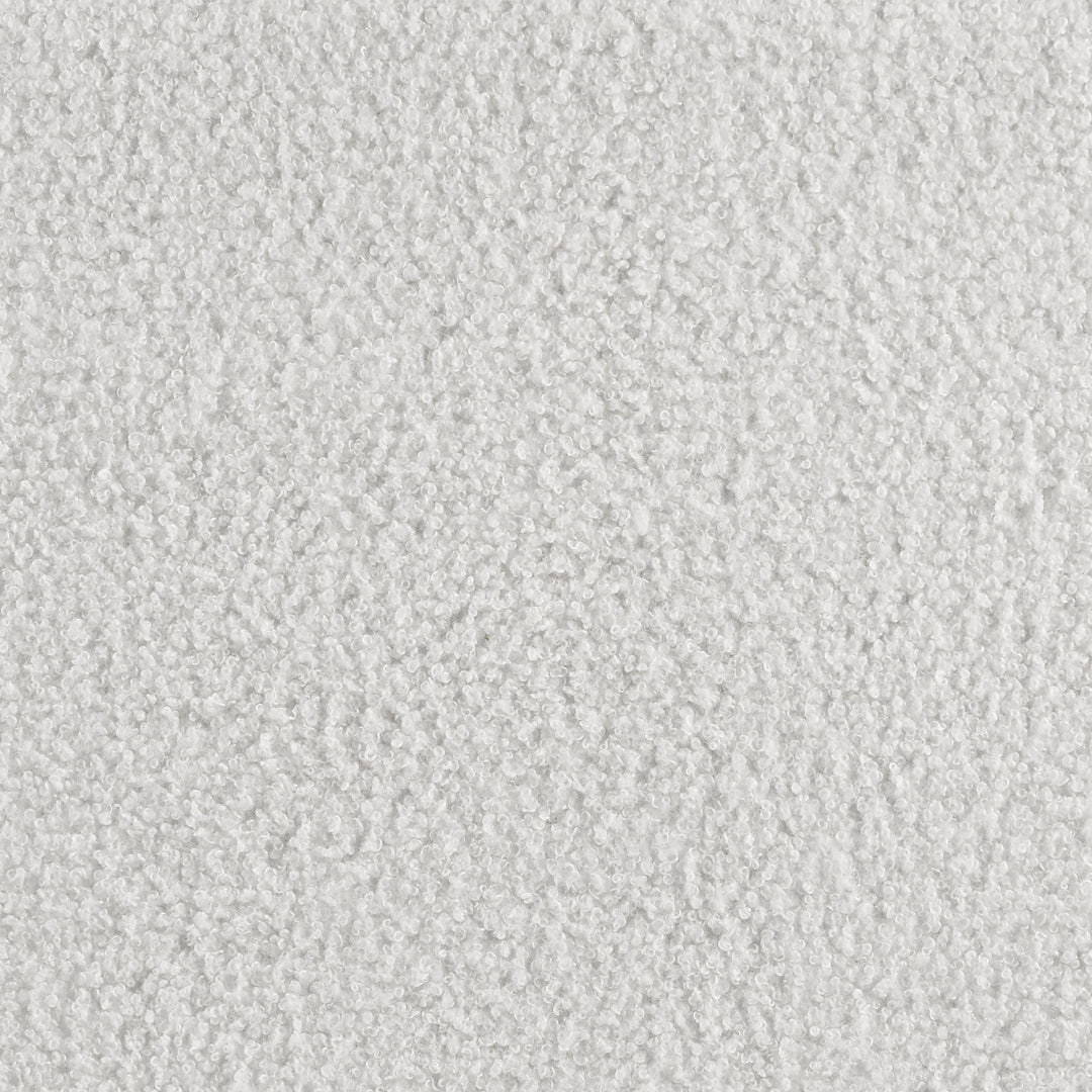 Alamosa Boucle Upholstered Eastern King Platform Bed White