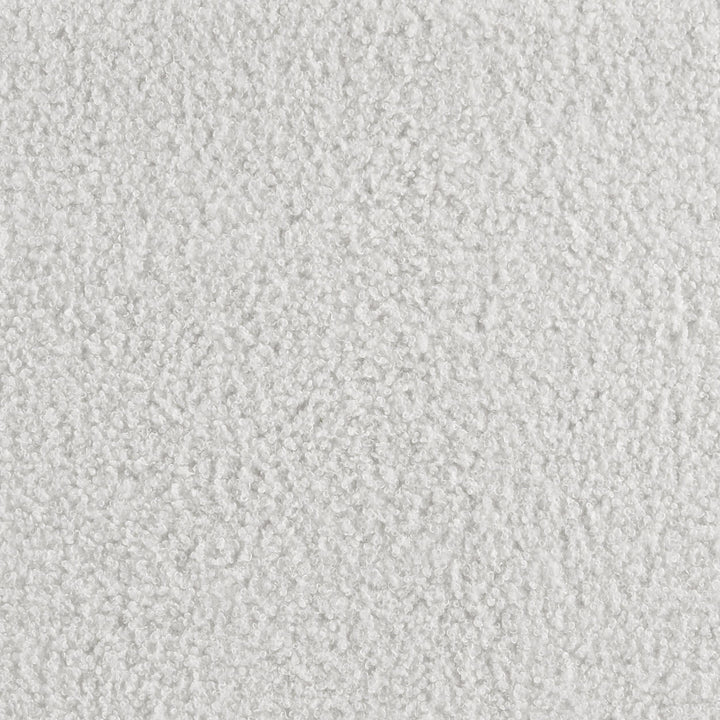 Alamosa Boucle Upholstered Eastern King Platform Bed White