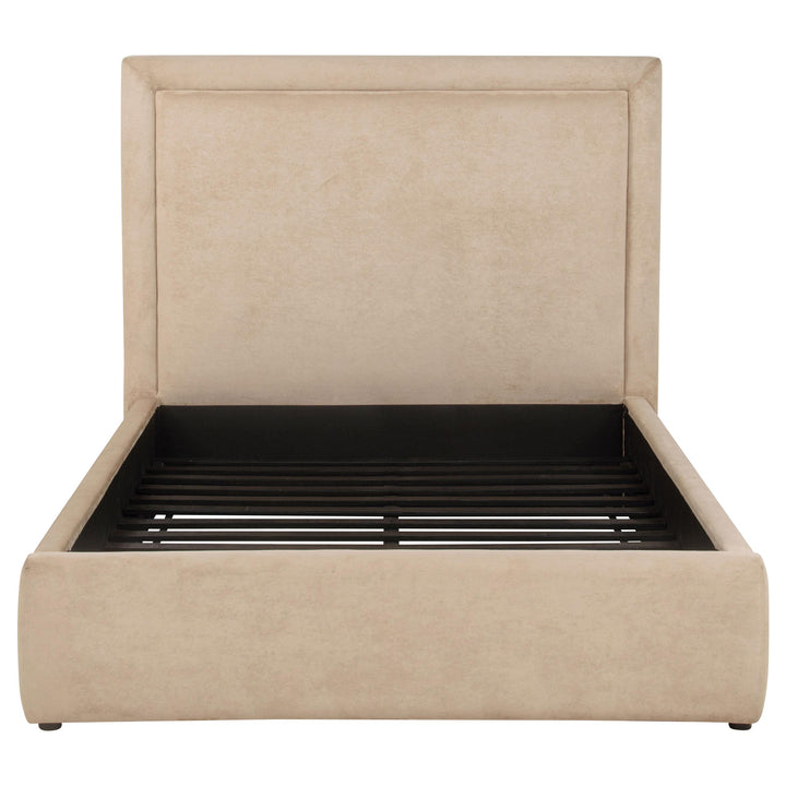 Lawson 54-inch Upholstered Full Platform Bed Light Saddle