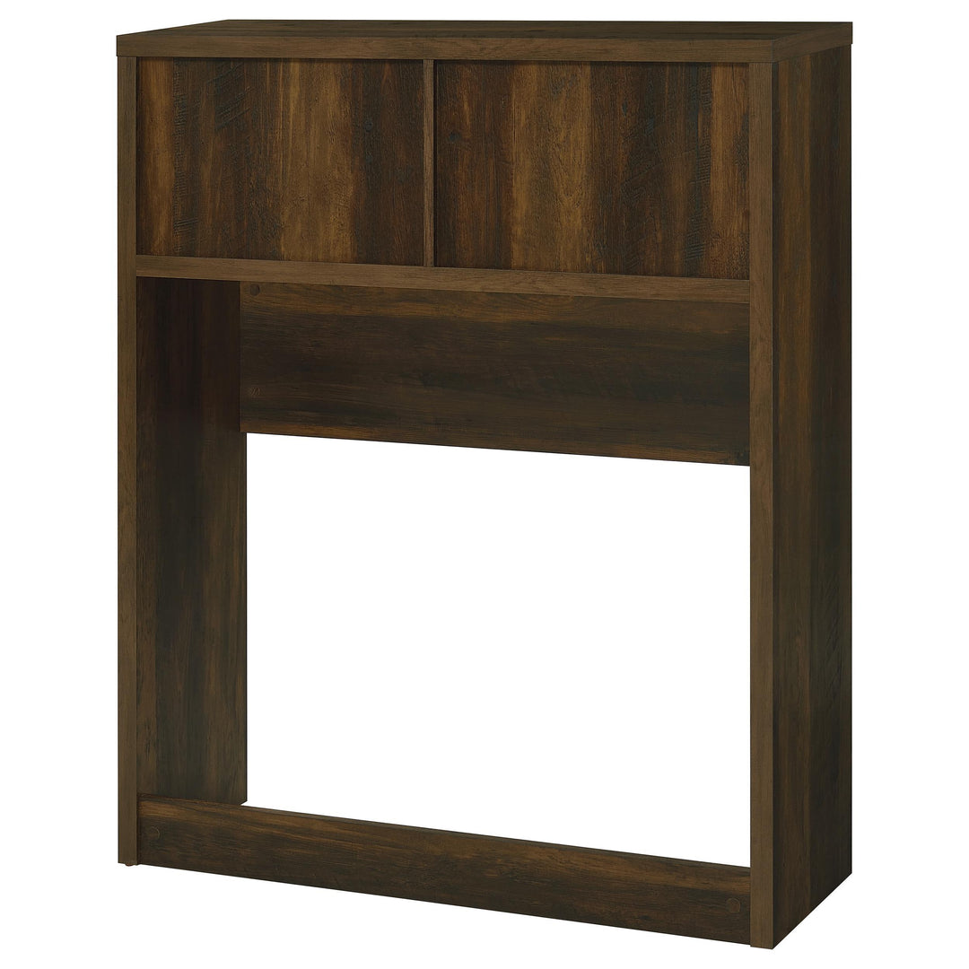 Westpark 49-inch Twin Bookcase Headboard Dark Pine
