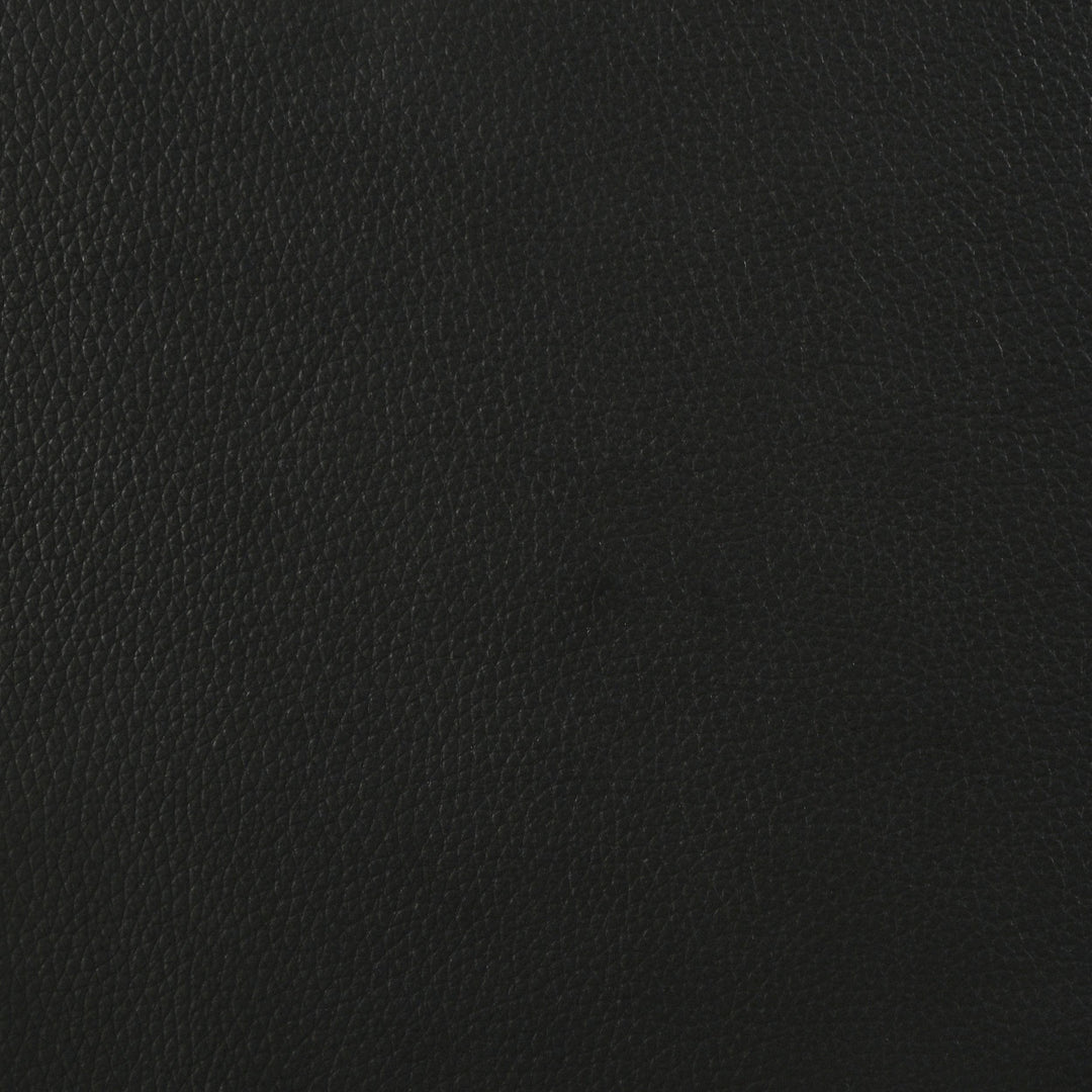 Medley Genuine Leather Eastern King Platform Bed Black