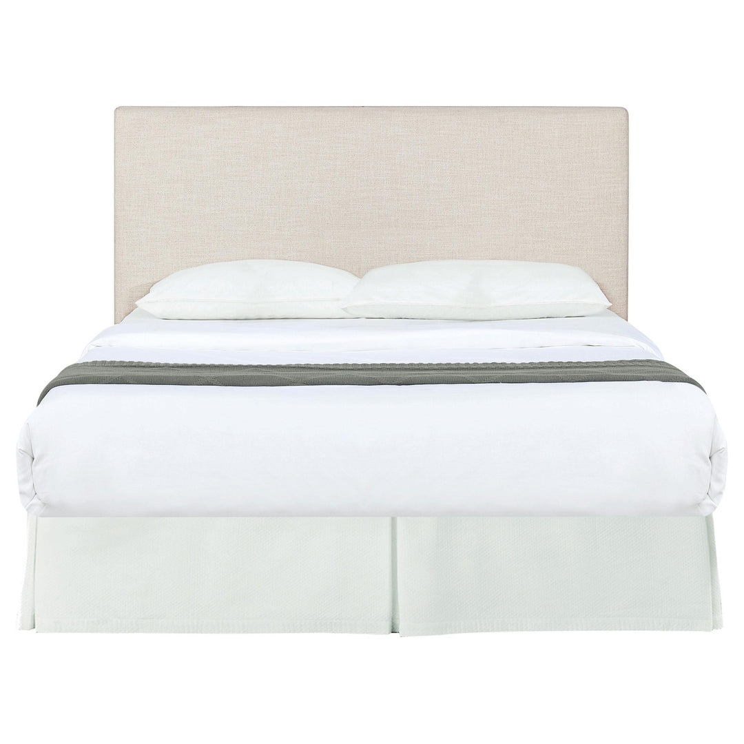 Pirro Upholstered King Panel Headboard Sand