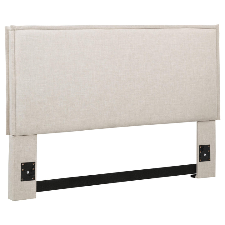 Izzy Upholstered Queen or Full Panel Headboard Sand
