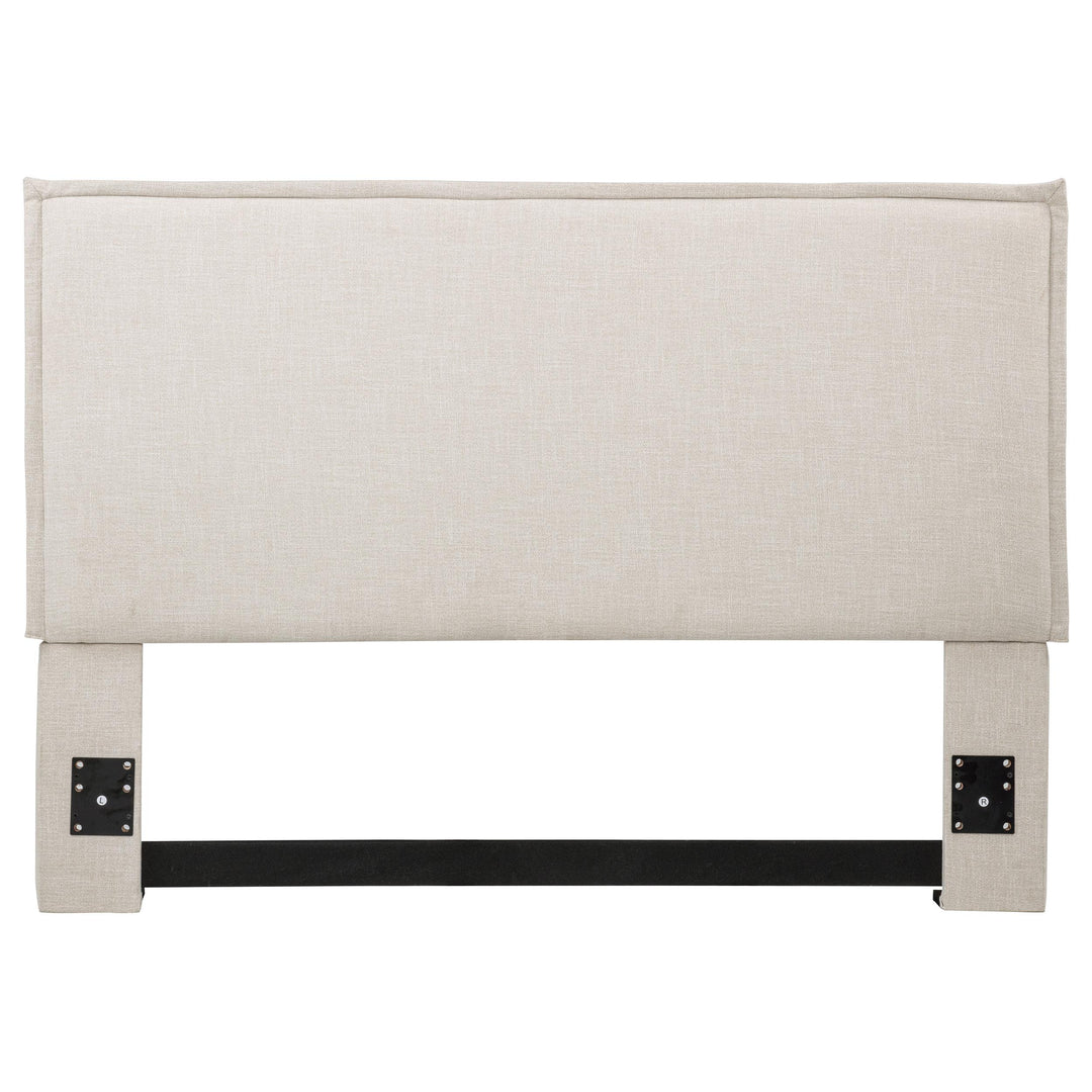 Izzy Upholstered Queen or Full Panel Headboard Sand