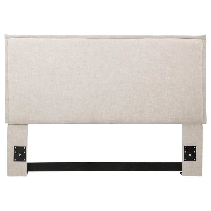 Izzy Upholstered Queen or Full Panel Headboard Sand