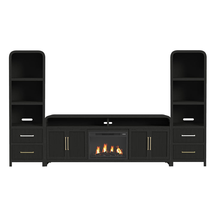 Ridgemont - 4 Piece Entertainment Unit With 82" TV Console