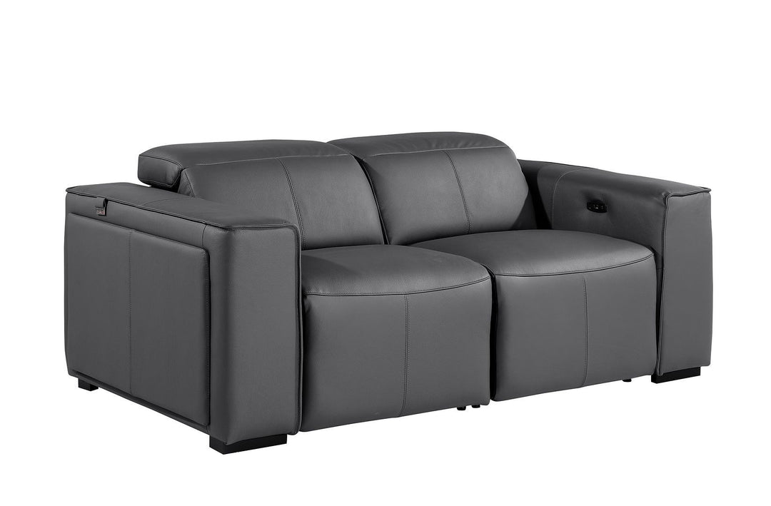 1224 - 2-Piece Modular Power Reclining Loveseat In With 2 Power Recliners &amp; Power Headrests