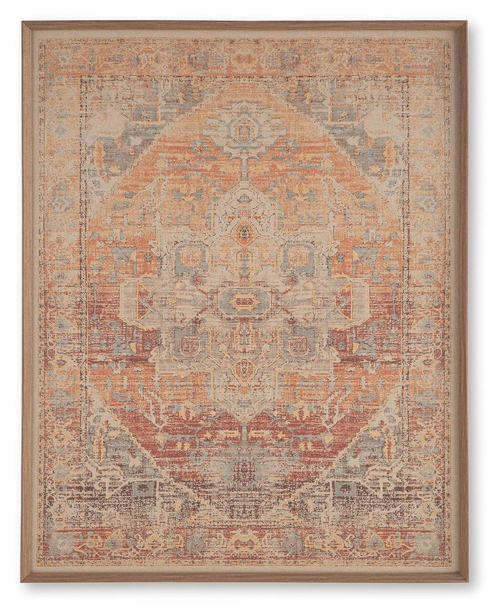 Kerrickson - Wall Art - Red / Orange / Blue