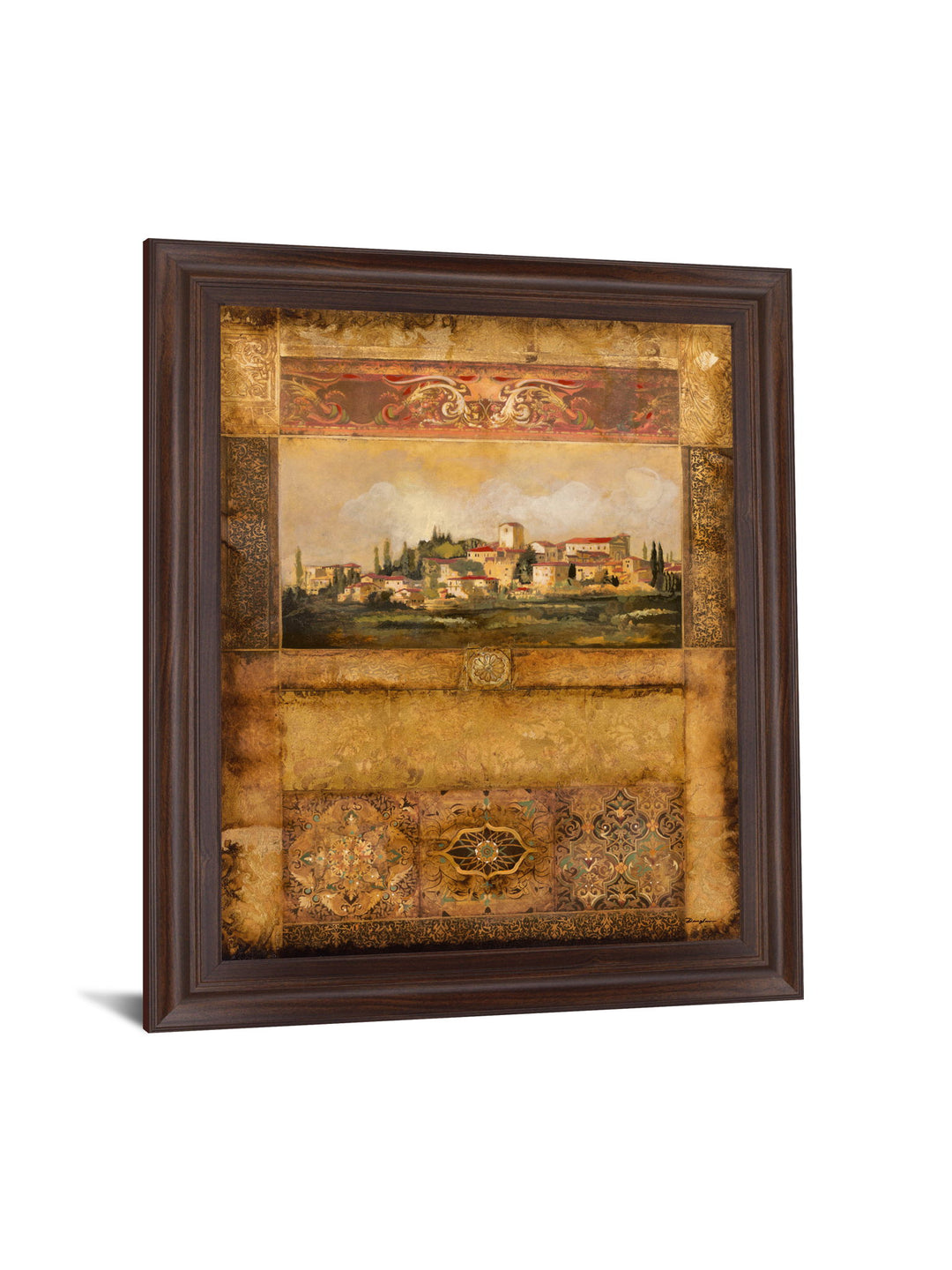 Tuscan Village Mosaic - 28" x 34" Framed Wall Art
