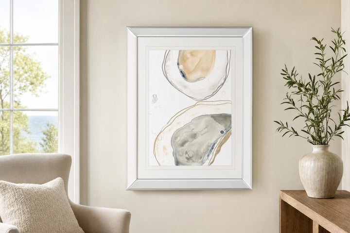 Ocean Oysters I By June Erica Vess - Gray