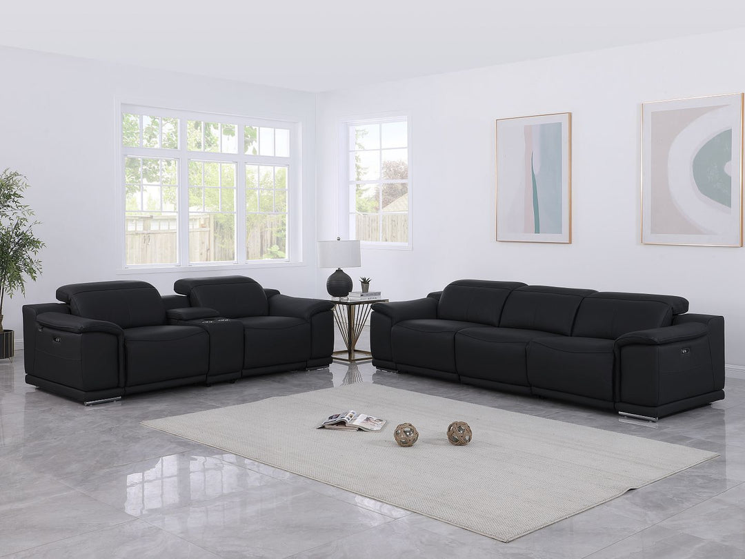 9762 - 6-Piece Modular Power Reclining Sofa And Console Loveseat Set With 5 Power Recliners In