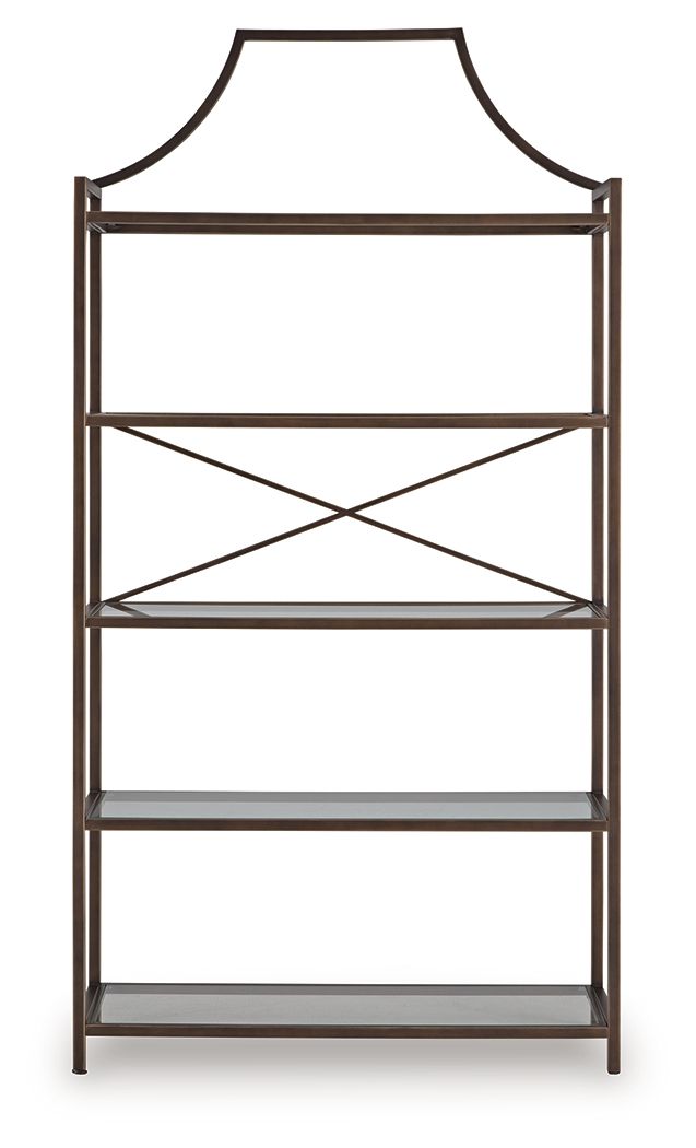 Bernonly - Antique Bronze Finish - Bookcase