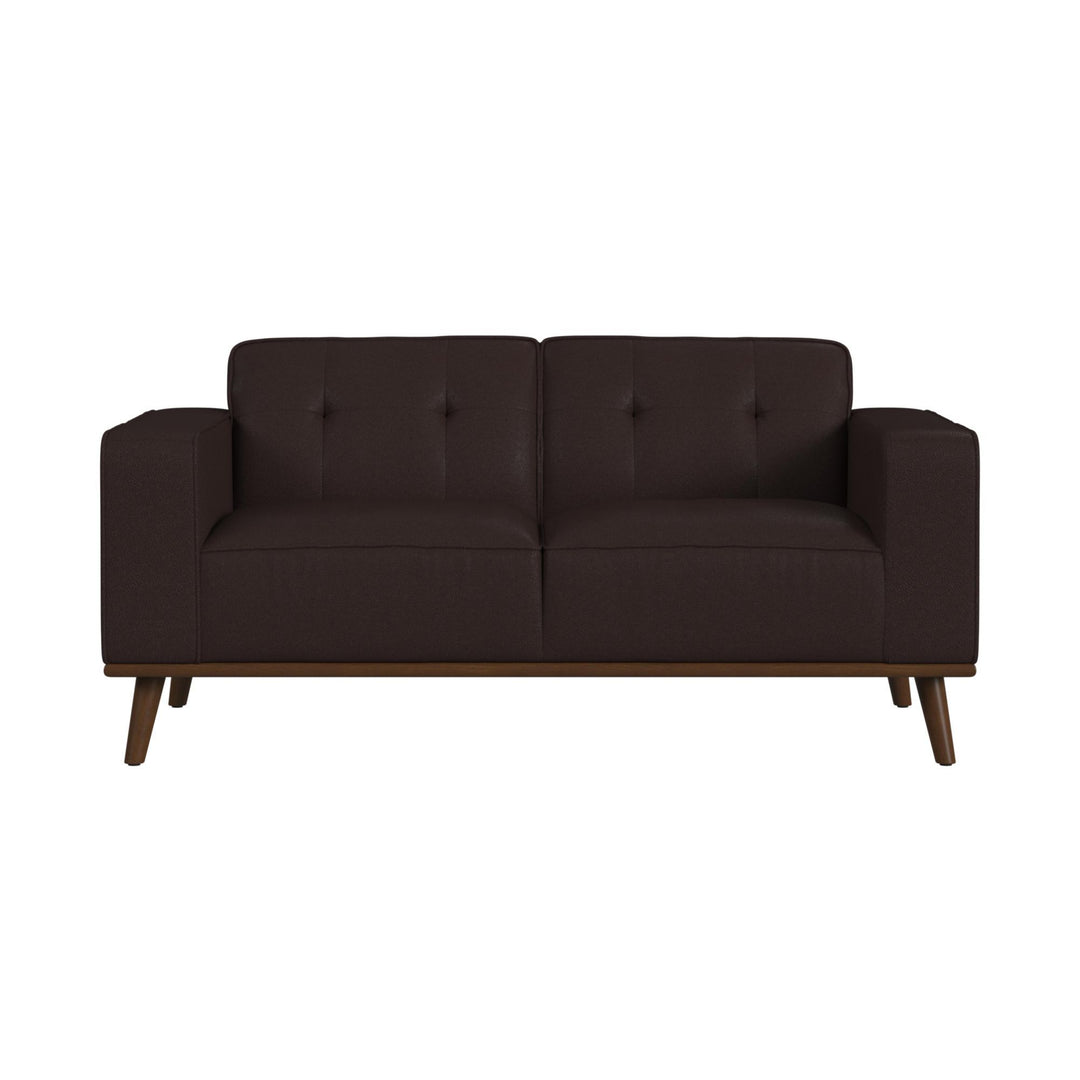 Destiny - Loveseat With Wood Front