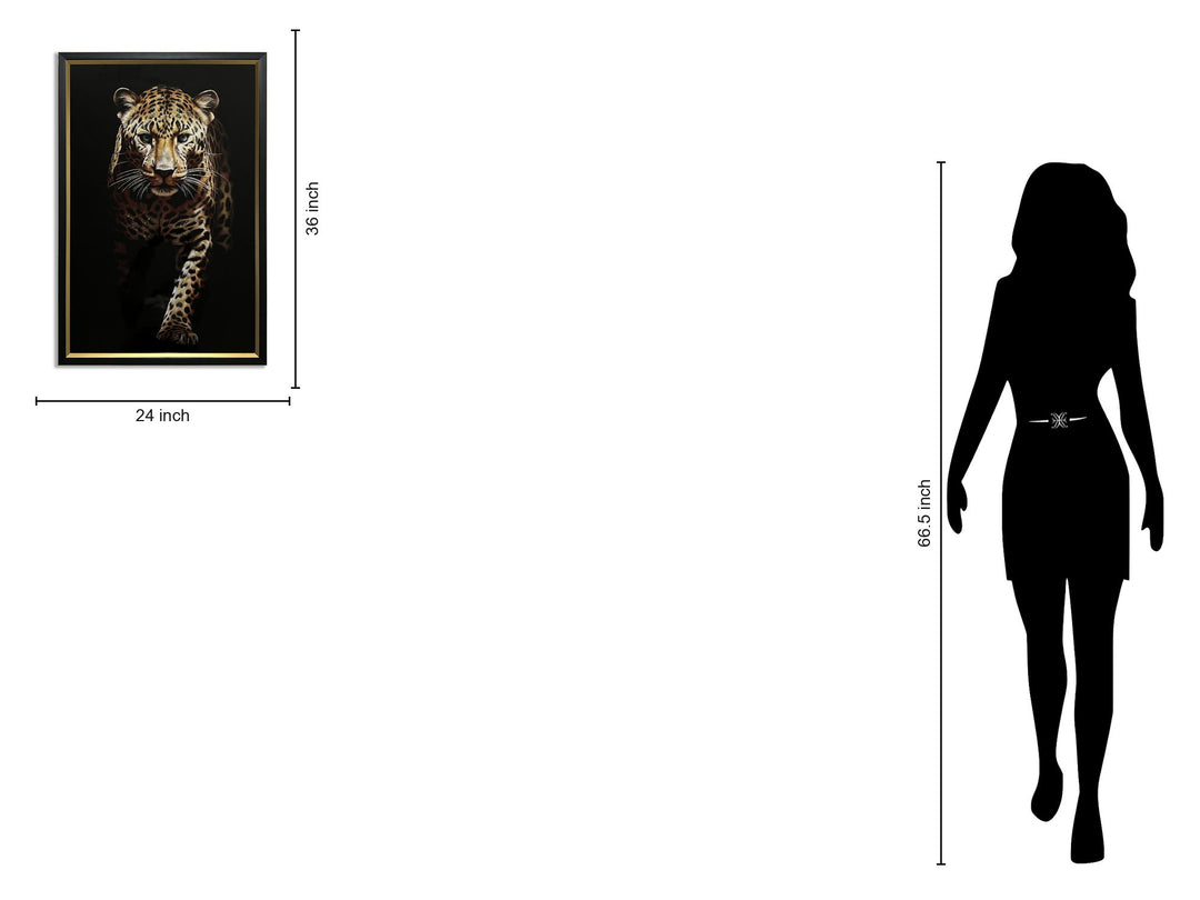 Golden Stalk - 24" x 36" Framed Wall Art